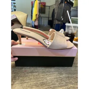 KATE SPADE New York Women's Size 9.5‎ M Savvi Heeled Sandal, Tusk NEW thumbnail 4