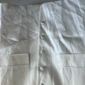 NEW Lulus Sophisticated Icon White Satin Button-Up Mini Dress With Pockets Sz XL thumbnail 9