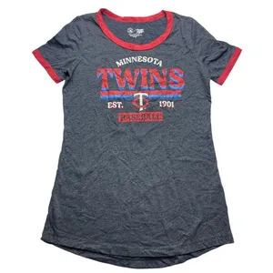 Minnesota Twins Navy Tee - Women's XS - Short Sleeve thumbnail 1