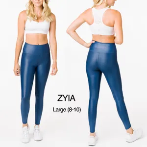 Zyia Blue Metallic Light n Tight Hi-Rise 7/8 24", Large (8-10) thumbnail 4