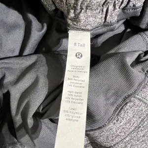 Lululemon Hotty Hot Shorts 8 Long Heather Lux Multi Black Heathered Black W7ATLT thumbnail 3