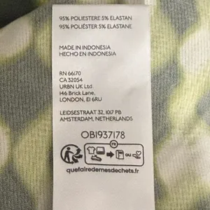 NWT Y2K Urban‎ Outfitters Geometric Green Top Size Small thumbnail 9