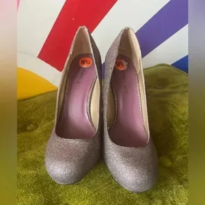 Madden Girl Multi color Glitter Platform‎ Heels Size 9.5 EUC! thumbnail 3
