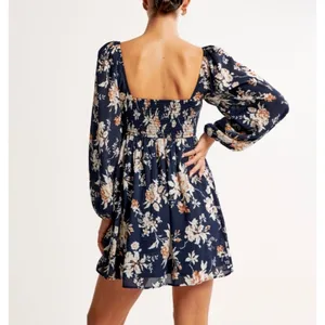 Abercrombie & Fitch Emerson Balloon Sleeve Mini Dress Size XL thumbnail 2