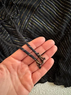 Boutique Black patterned skirt thumbnail 6