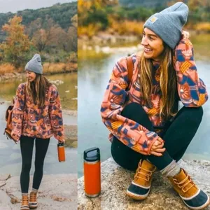 NWOT RARE Patagonia Synchilla Snap T Canyon Block Big Sisu Fleece Pullover Sz Xs thumbnail 2