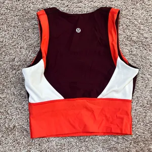 Lululemon Kick Serve Sweat Color Block Longline Sports Bra thumbnail 2