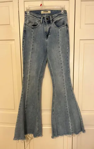 Rock & Roll Denim High Rise Bell Bottom thumbnail 1