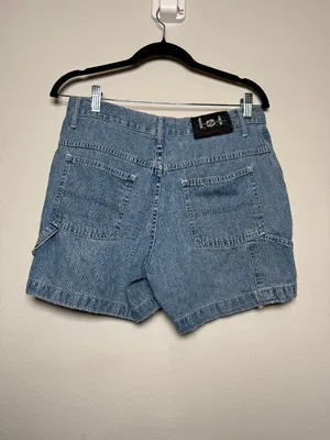 Vintage Y2K L.E.I Carpenter Denim Jean Shorts thumbnail 3