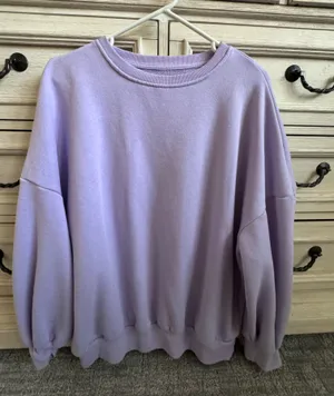 Purple crewneck thumbnail 1