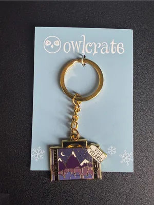 OwlCrate ACOTAR Visit Velaris Keychain Paperbackbones‎ Night Court Sarah J Maas⁠ thumbnail 2