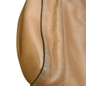 Coach Madison Pleated Leather Light Brown Crossbody Bag Style F52177 Y2K thumbnail 5