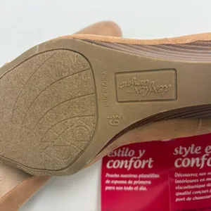 Dexflex Comfort Women's Klara Tan Suede Wedge Heels thumbnail 9