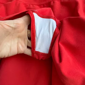 Alo Yoga Skirt Womens Small? Medium? AloSoft Backspin Lined Yoga Tennis Red thumbnail 6