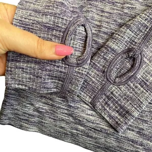 Lululemon Swiftly Tech Long Sleeve Crew Size 4‎ Space Dye Heathered Purple Fog thumbnail 7