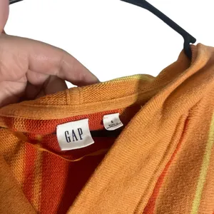 GAP Women's Size Small Oversized‎ Orange Beach Coastal Cotton Sweater thumbnail 4