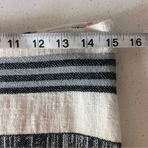 ABBELINE textured canvas striped skirt size small thumbnail 12