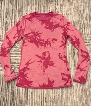 NEW Under Armour women's small pink reversible All-Season Gear top MSRP $70 thumbnail 1