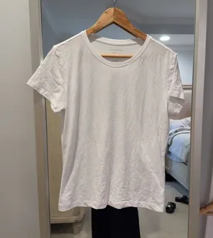 Banana Republic Classic Tee White Size L thumbnail 1