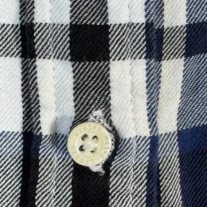 Lauren Ralph Lauren Blue Plaid Button Down Shirt Womens M Fall Preppy Classic thumbnail 6