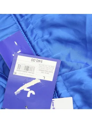 NWT Joylab Satin Drawstring Elastic Waist Tear Away Track Pants Vibrant Blue L thumbnail 6