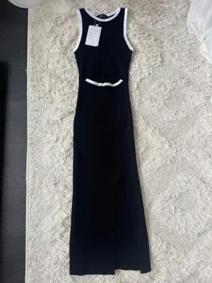NWT maxi dress with cut out Black Size XS thumbnail 2