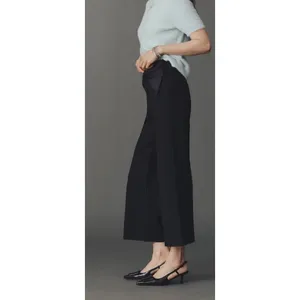 Anthropologie Maeve The Colette Crop Bow-Waist Pants Black Sz 26P NEW Boho Chic thumbnail 4