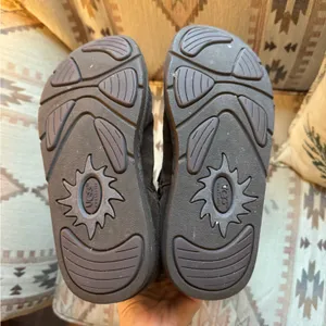 UGG Tall Sunset II Side Zip Brown Suede  Boots. thumbnail 4