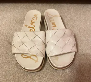 White Sam Edelman Sandals thumbnail 4