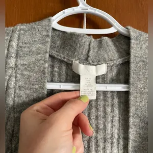 Gray cardigan thumbnail 3