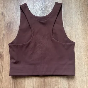 Girlfriend Collective Brown Paloma Racerback Sports‎ Bra Size XS thumbnail 5