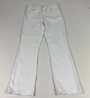 L'AGENCE‎ Jeans Womens 28 White Bootcut High Rise Stretch Denim Made USA thumbnail 1