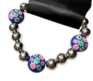 Paparazzi Beaded Floral Stretch Starlet Shimmer Bracelet Multicolor Jewelry New thumbnail 3