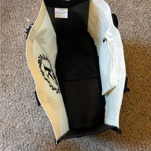 Black and White K Tote Bag thumbnail 8