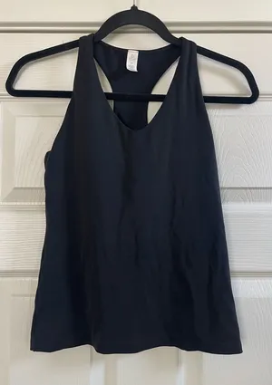 OFFLINE By Aerie Women’s Real Me Low Key Racerback Tank Top Black Size S thumbnail 1
