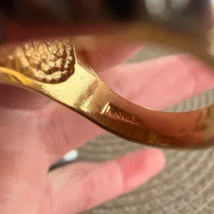 Plated Gold Ring Size 6.75 thumbnail 3