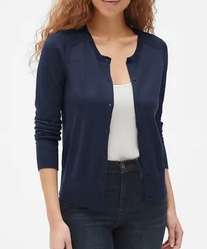 GAP NAVY BLUE CARDIGAN, WORN ONCE thumbnail 1