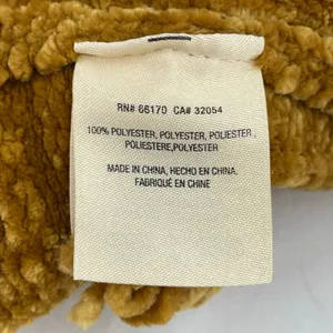 Anthropologie Gold Mustard Chenille Cardigan Soft Cozy Oversized Sweater Moth Anthro Size S thumbnail 9