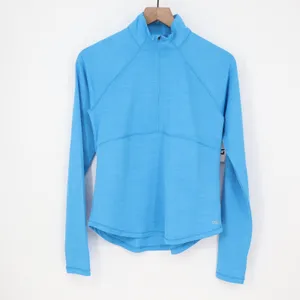 DSG Womens Movement 1/4 Zip Pullover Aqua Blue Heather Size S NEW thumbnail 2