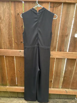 Puma Black Wide Leg Jumpsuit Size XS thumbnail 7