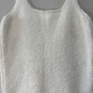 Skims‎ Sherpa Knit Tank Top 2X/3X Bone Ivory Cozy Soft NWOT Stretch Sleeveless thumbnail 5