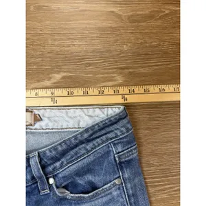 Paige Hollywood Hills Jeans Women 27 Low Rise Bootcut Flare Medium Wash USA thumbnail 11