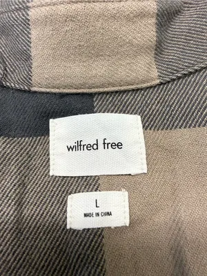 Aritzia Wilfred Free Women’s Flannel Plaid Shirt Oversized Boyfriend Button Down thumbnail 3