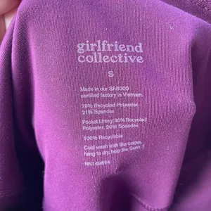 Girlfriend Collective Purple Compressive High Rise Leggings thumbnail 4
