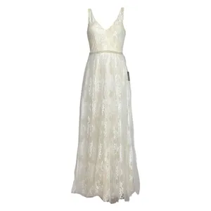 LULUS Sweet Love Floral Lace Beaded Maxi Dress, Ivory, Small thumbnail 7
