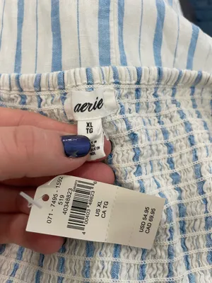 Aerie Striped Mini Dress thumbnail 3