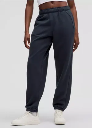 Lululemon Scuba Mid-Rise Oversized Jogger Black M LW5GI0S Sweatpants thumbnail 1