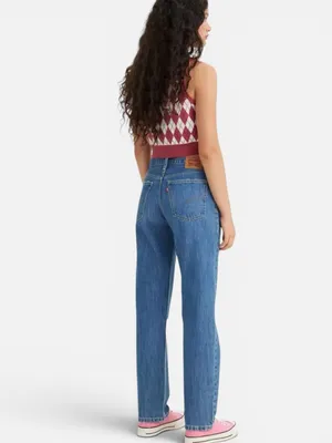 Levi’s Low Pro Straight Leg Distressed Jeans thumbnail 2