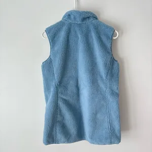 Columbia Painted Sky EXS Fleece Vest Blue Full Zip Outdoor Warm Activewear thumbnail 8
