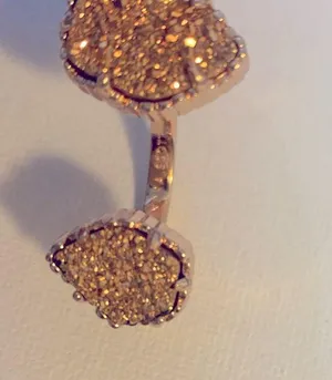 Naomi Rose Gold Double Ring thumbnail 3
